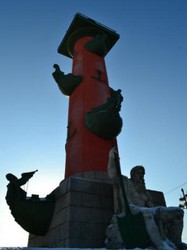 Стрелка Васильевского острова - Ростральные колонны фото